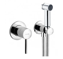 Kludi Bozz - Set pákové baterie pod omítku s bidetovou sprškou, s tělesem, chrom 389980576