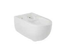 Kludi CleanTronic - Závěsné WC pro bidetovou jednotku SMART, Rimless, Spiralflush, lesklá bílá 16WCW0043