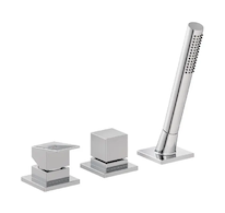 Kludi Decus - Baterie na okraj vany, 3-otvorová instalace, chrom 544470575