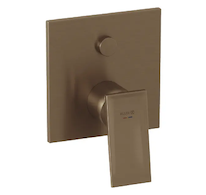 Kludi Decus - Baterie pod omítku, pro 2 spotřebiče, kartáčovaný bronz 54759N175