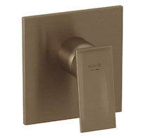 Kludi Decus - Sprchová baterie pod omítku, kartáčovaný bronz 54755N175