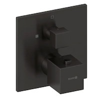 Kludi Decus - Termostatická sprchová baterie pod omítku, broušený Gunmetal 54885N275