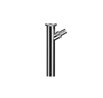 Kludi  - Designová sifonová trubka, s přípojkou, chrom 1046205-00