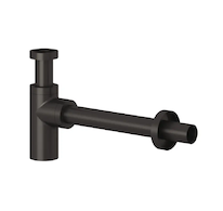 Kludi  - Designový sifon, broušený Gunmetal 10020N2-00