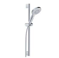Kludi Dive - Set sprchové hlavice, tyče a hadice, 3 proudy, chrom 6963005-00
