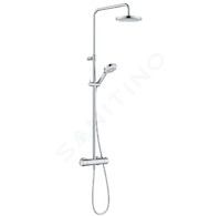 Kludi Dive - Sprchový set s termostatem, průměr 20 cm, 3 proudy, chrom 6807905-00