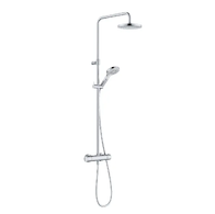 Kludi Dive - Sprchový set s termostatem, průměr 20 cm, 3 proudy, chrom 6907905-00