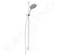Kludi Freshline - Set sprchové hlavice 140, 3 proudy, tyče a hadice, bílá 6794091-00