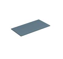 Kludi Icos - Deska pod umyvadlo 100x50 cm, matná petrolejová 50T100O3