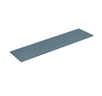 Kludi Icos - Deska pod umyvadlo 200x50 cm, matná petrolejová 50T200O3