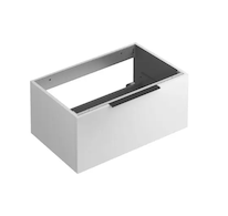 Kludi Icos - Umyvadlová skříňka, 80x50x35 cm, 1 zásuvka, matná bílá 50S8053