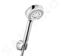 Kludi Logo - Set sprchové hlavice, držáku a hadice, 3 proudy, chrom 6803005-00