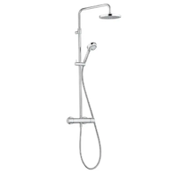 Kludi Logo - Sprchový set Dual Shower System s termostatem, 20 cm, chrom 6809205-00