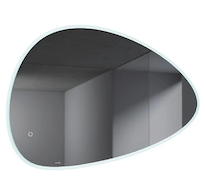 Kludi Luma - Zrcadlo s LED osvětlením a vyhříváním, 100x69 cm, dotykový senzor 17SP0900