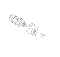 Kludi Náhradní díly - Termostatická regulační jednotka TE-1 FIX G1 7492600-00