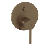 Kludi Nova Fonte - Baterie pod omítku pro 2 spotřebiče, kartáčovaný bronz 20759N115