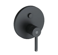 Kludi Nova Fonte - Baterie pod omítku pro 2 spotřebiče, matná černá 206593915