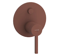 Kludi Nova Fonte - Baterie pod omítku pro 2 spotřebiče, matná cihlová 20759O515