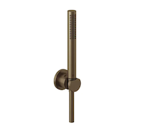 Kludi Nova Fonte - Set sprchové hlavice, držáku a hadice, kartáčovaný bronz 20850N1-15