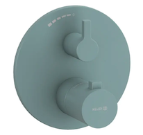 Kludi Nova Fonte - Termostatická sprchová baterie pod omítku, matná petrolejová 20885O315