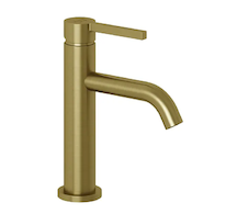 Kludi Nova Fonte - Umyvadlová baterie, kartáčované zlato 20028N015