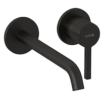 Kludi Nova Fonte - Umyvadlová baterie pod omítku, 2-otvorová instalace, broušený Gunmetal 20245N215