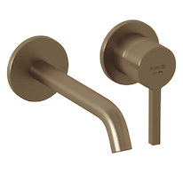 Kludi Nova Fonte - Umyvadlová baterie pod omítku, 2-otvorová instalace, kartáčovaný bronz 20244N115