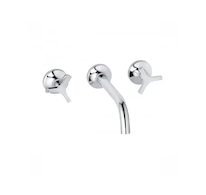 Kludi Nova Fonte - Umyvadlová baterie pod omítku, 3-otvorová instalace, chrom 201440539