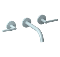 Kludi Nova Fonte - Umyvadlová baterie pod omítku, 3-otvorová instalace, s tělesem, matná světle modrá 20144O415