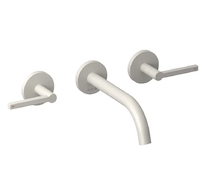 Kludi Nova Fonte - Umyvadlová baterie pod omítku, 3-otvorová instalace, s tělesem, matná světle šedá 20144O215