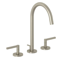 Kludi Nova Fonte - Umyvadlová baterie s výpustí, 3-otvorová instalace, kartáčovaný nikl 20143N515