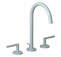 Kludi Nova Fonte - Umyvadlová baterie s výpustí, 3-otvorová instalace, matná světle modrá 20143O415