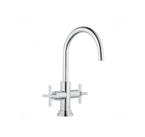 Kludi Nova Fonte - Umyvadlová baterie s výpustí a otočným výtokem, chrom 201180520