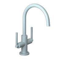 Kludi Nova Fonte - Umyvadlová baterie s výpustí, matná světle šedá 20118O415