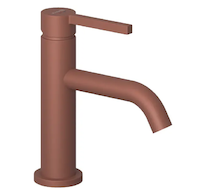 Kludi Nova Fonte - Umyvadlová baterie s výpustí Push-Open, matná cihlová 20266O515