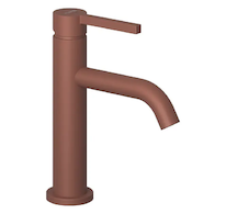 Kludi Nova Fonte - Umyvadlová baterie s výpustí Push-Open, matná cihlová 20288O515