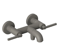 Kludi Nova Fonte - Vanová baterie, matná šedá 20540O115