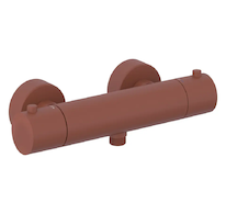 Kludi Objekta - Termostatická sprchová baterie, matná cihlová 35200O538