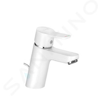 Kludi Pure&Easy - Umyvadlová baterie s výpustí, chrom/bílá 373829165