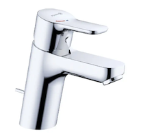 Kludi Pure&Easy - Umyvadlová baterie, s výpustí, EcoPlus, chrom 373880565WR4