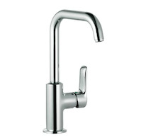 Kludi Pure&Solid - Umyvadlová baterie s výpustí a otočným výtokem, chrom 340250575