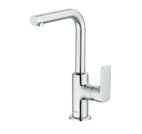 Kludi Pure&Style - Umyvadlová baterie s otočným výtokem a výpustí, chrom 400250575