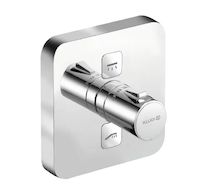 Kludi Push - Termostatická baterie pod omítku pro 2 spotřebiče, chrom 389110538