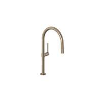 Kludi Reef - Dřezová baterie s výsuvnou sprškou, kartáčovaný bronz 50851N175