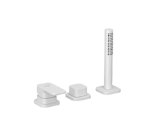 Kludi Renon - Baterie na okraj vany, 3-otvorová instalace, matná bílá 424475375