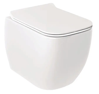 Kludi Resa C - Závěsné WC, Rimless, Spiralflush, lesklá bílá 28WCW0243