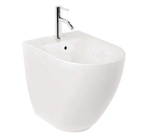 Kludi Resa D - Stojící bidet, otvor pro baterii, lesklá bílá 24BIB0143