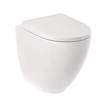 Kludi Resa D - Stojící WC, vario odpad, Rimless, lesklá bílá 24WCB0443