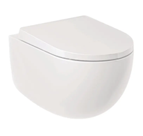 Kludi Resa D - Závěsné WC, Rimless, Spiralflush, lesklá bílá 24WCW0243