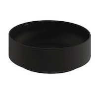 Kludi Resa R - Umyvadlo na desku, průměr 40 cm, matná černá 58CW1039